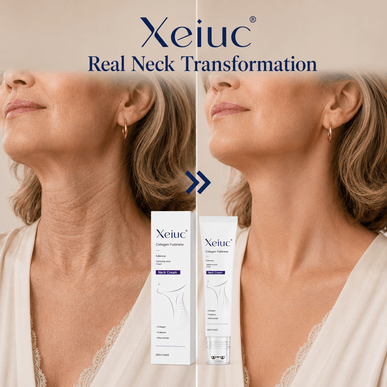 Xeiuc Collagen Fullerene Neck Cream