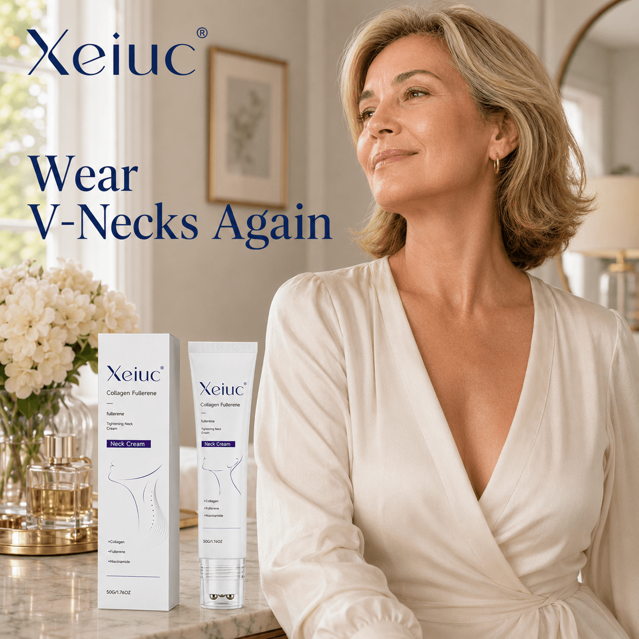 Xeiuc Collagen Fullerene Neck Cream