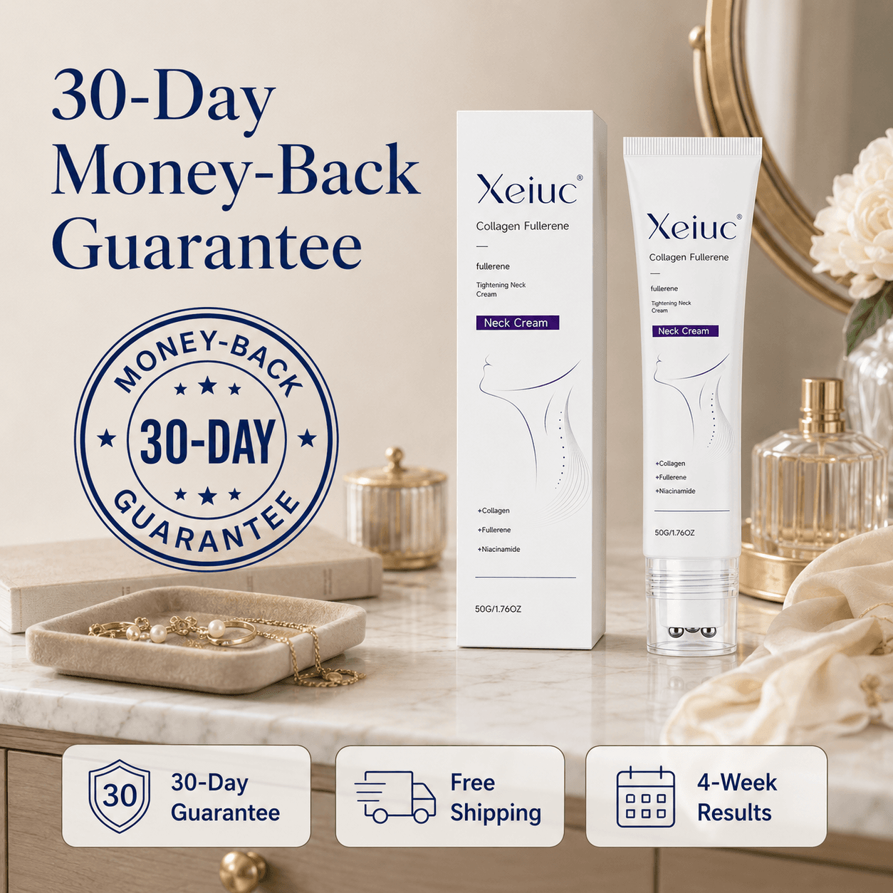 Xeiuc Collagen Fullerene Neck Cream